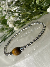 Load image into Gallery viewer, Silver &amp; Tigers eye
